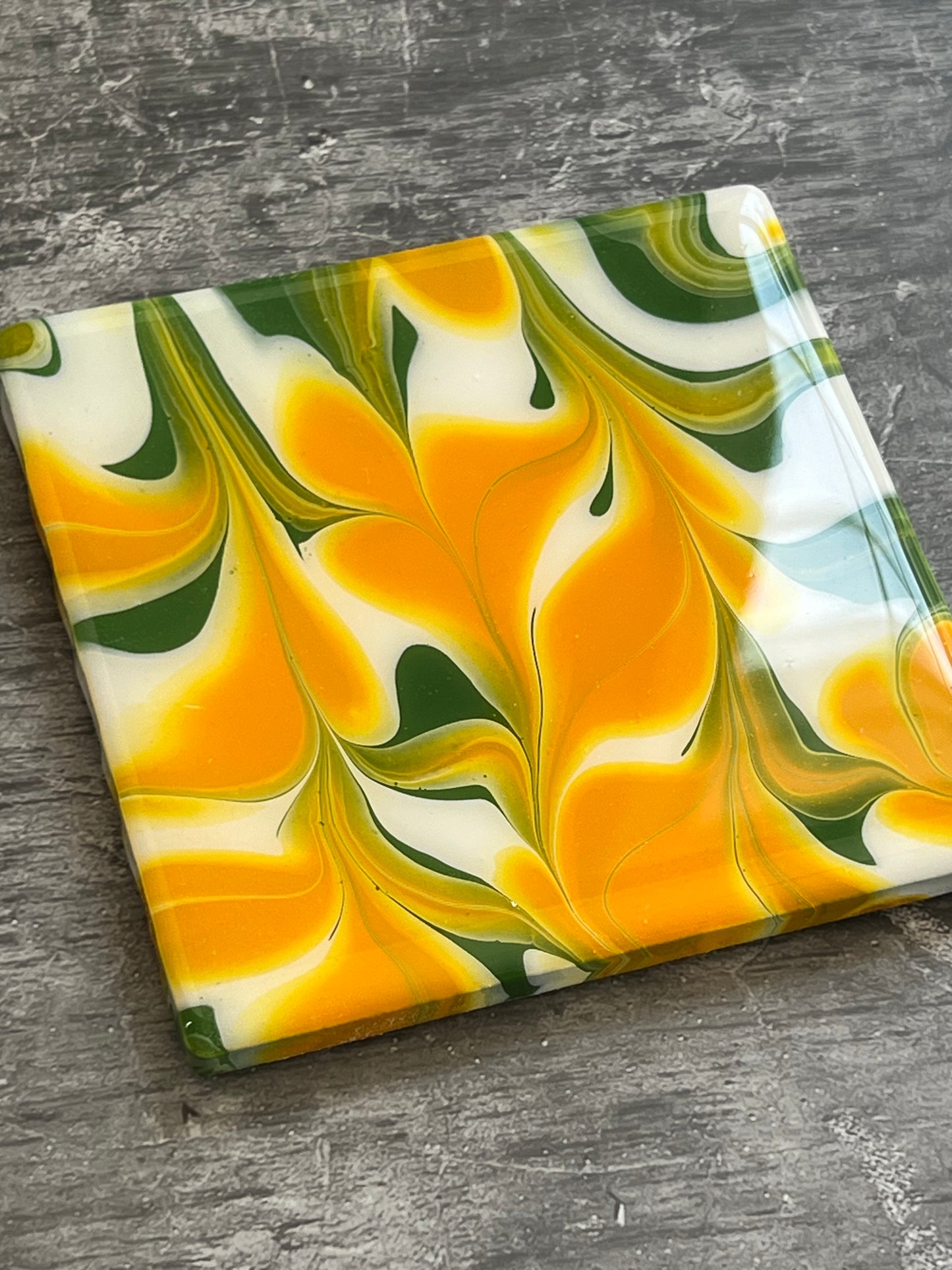 Green and Gold Coasters