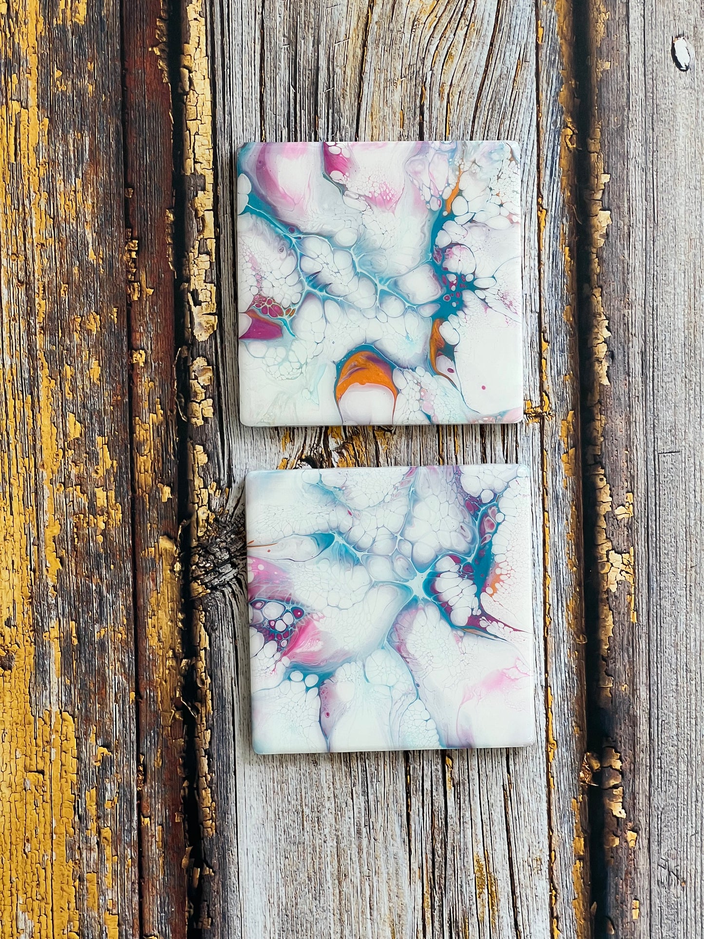 Colorful Explosion Coasters