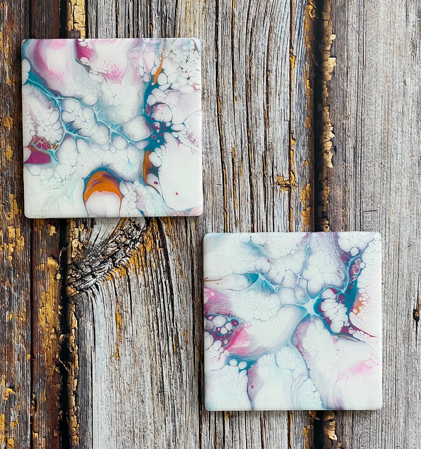 Colorful Explosion Coasters