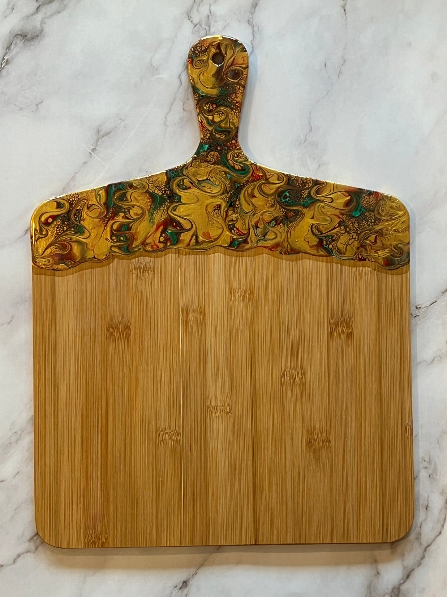 Gold Christmas Charcuterie Board