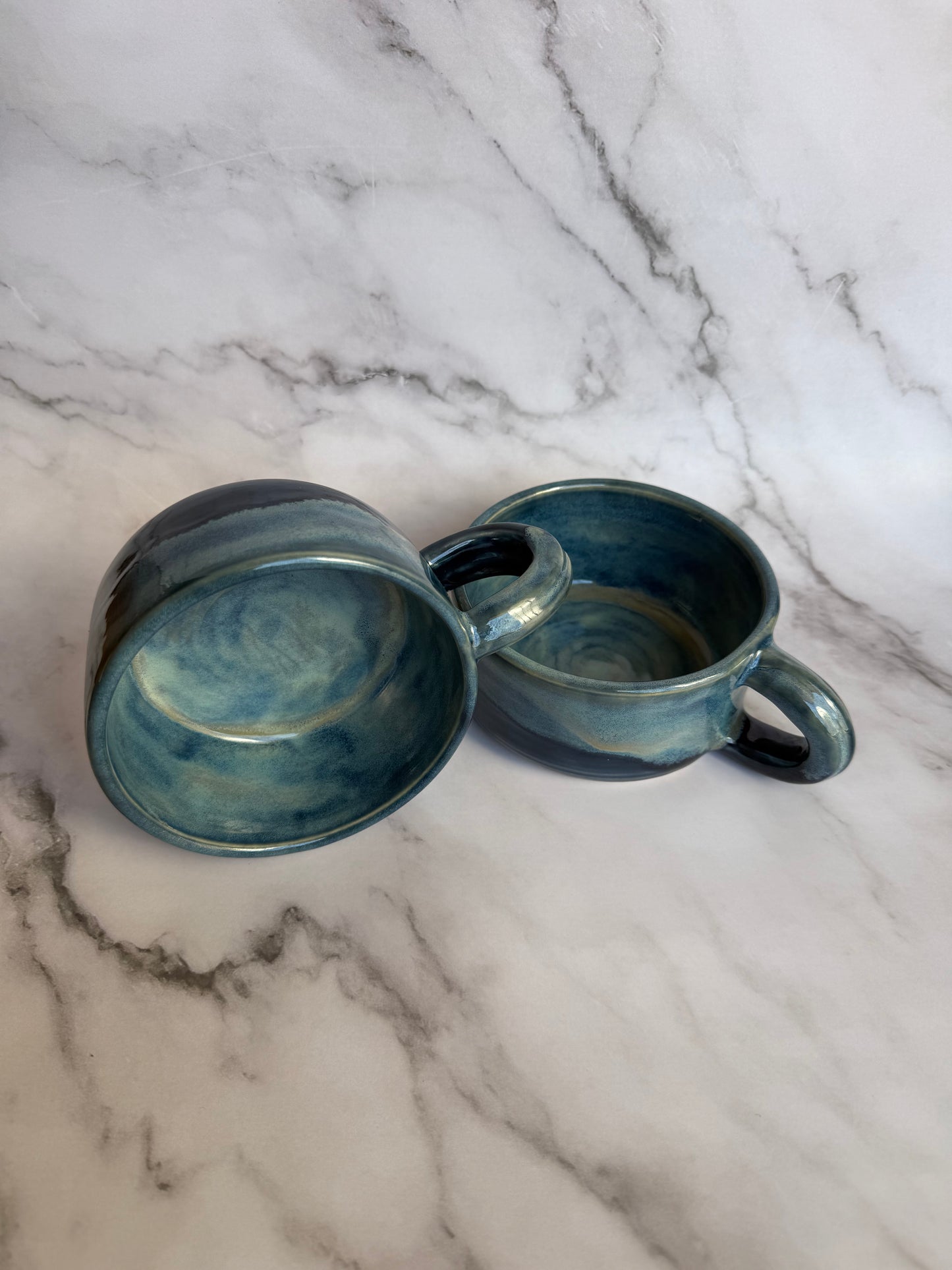 Deep Blue Soup Bowls (Set)