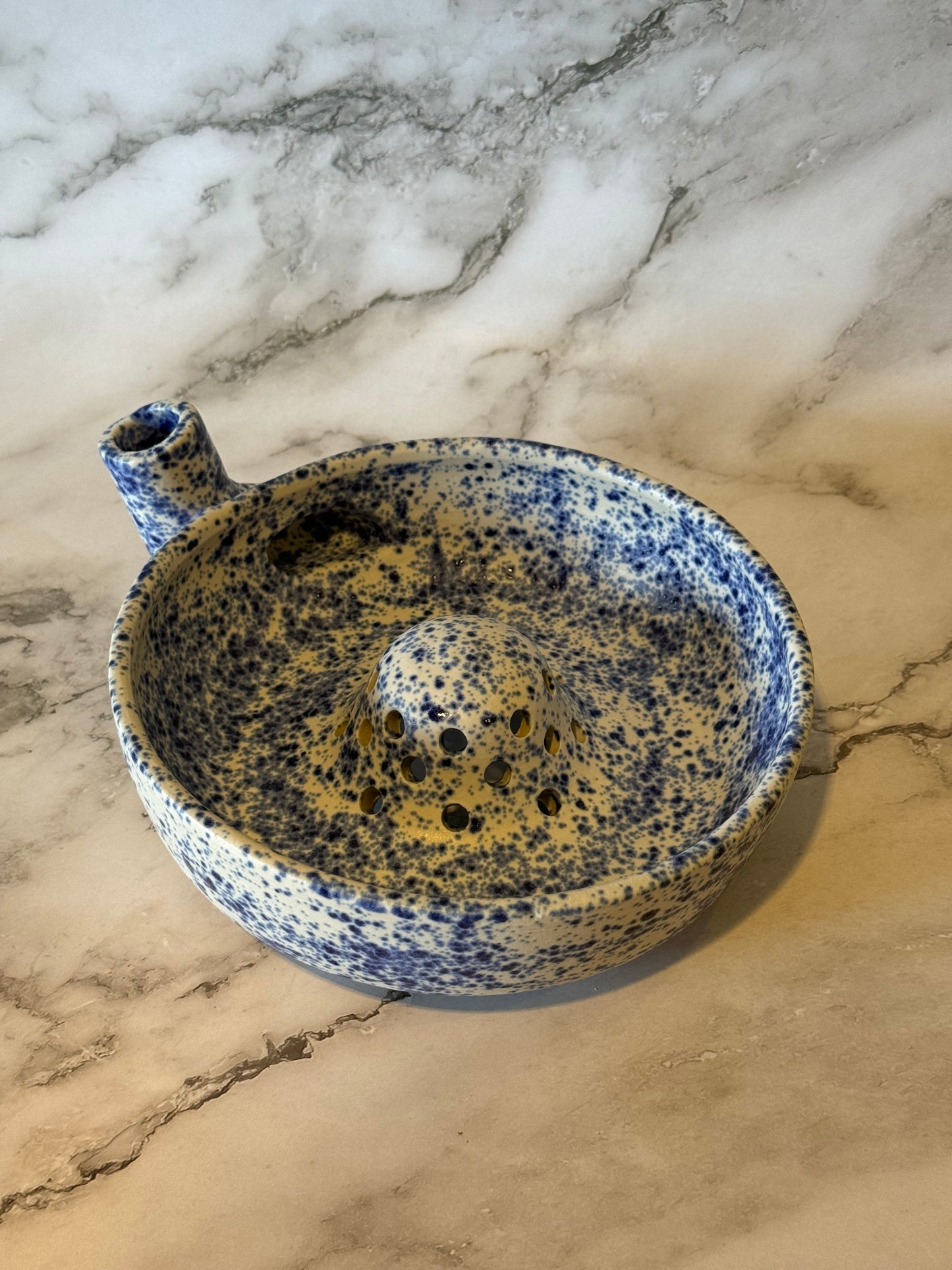 Blue & White Berry Bowl