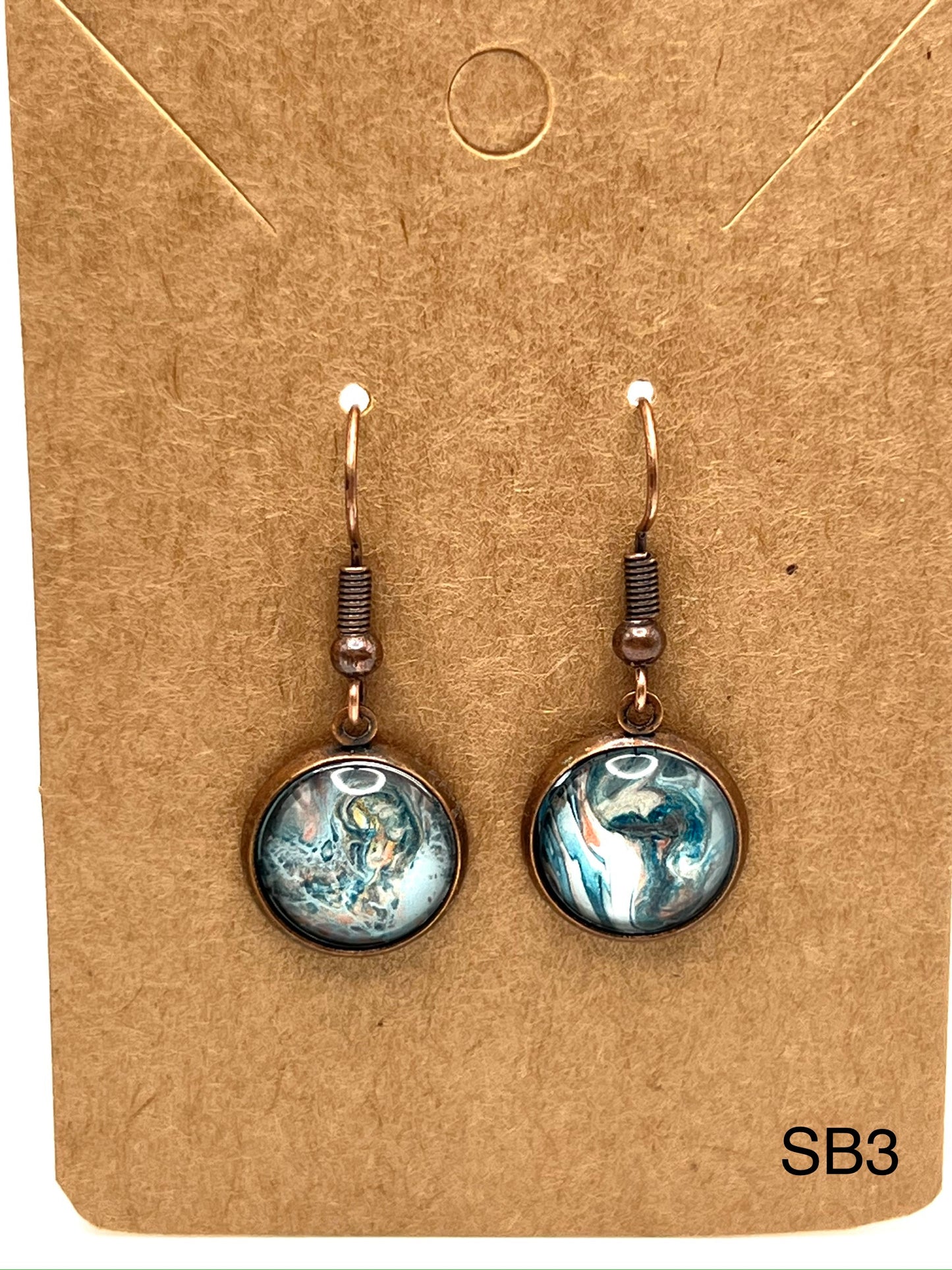 Light and Denim Blue with Copper