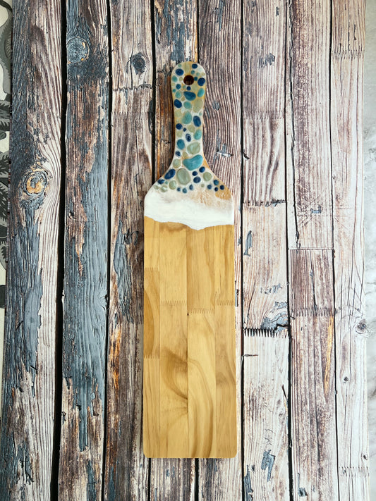 Blue Drops Mosaic Charcuterie Board