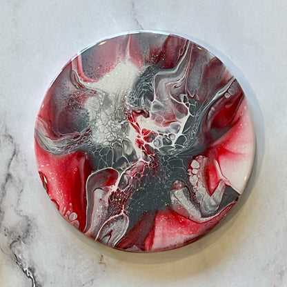 Red and White Christmas Coasters