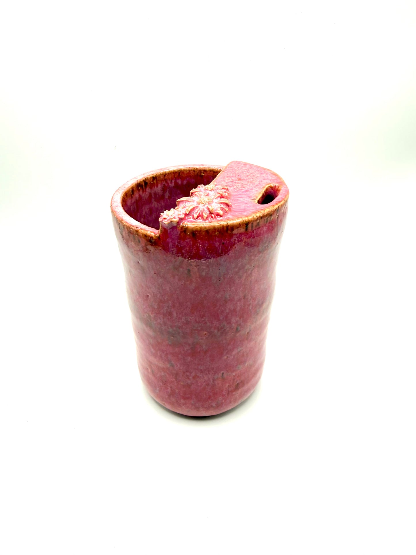 Pink Blossom Coffee Tumbler