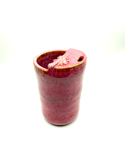 Pink Blossom Coffee Tumbler