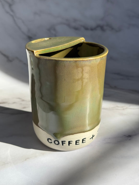 Green Coffee+ Friends Tumbler