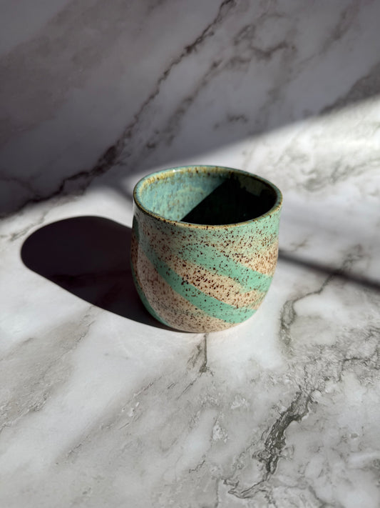 Turquoise Swirl Patience Mug