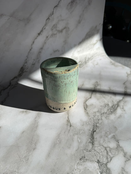 Jesus and Beach Coffee Tumbler (b)