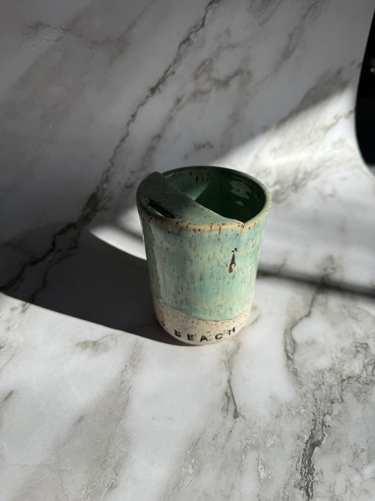 Jesus and Beach Coffee Tumbler (b)