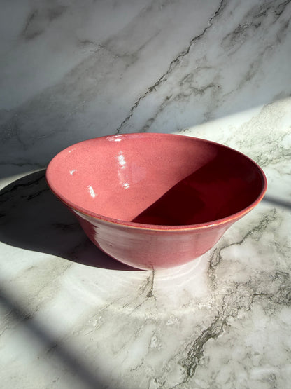 Bright Pink Bowl