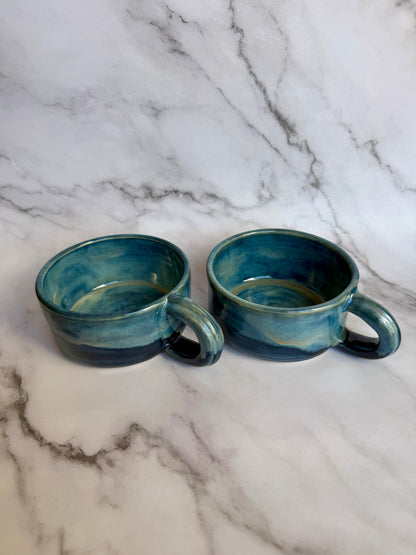 Deep Blue Soup Bowls (Set)