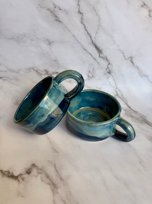 Deep Blue Soup Bowls (Set)