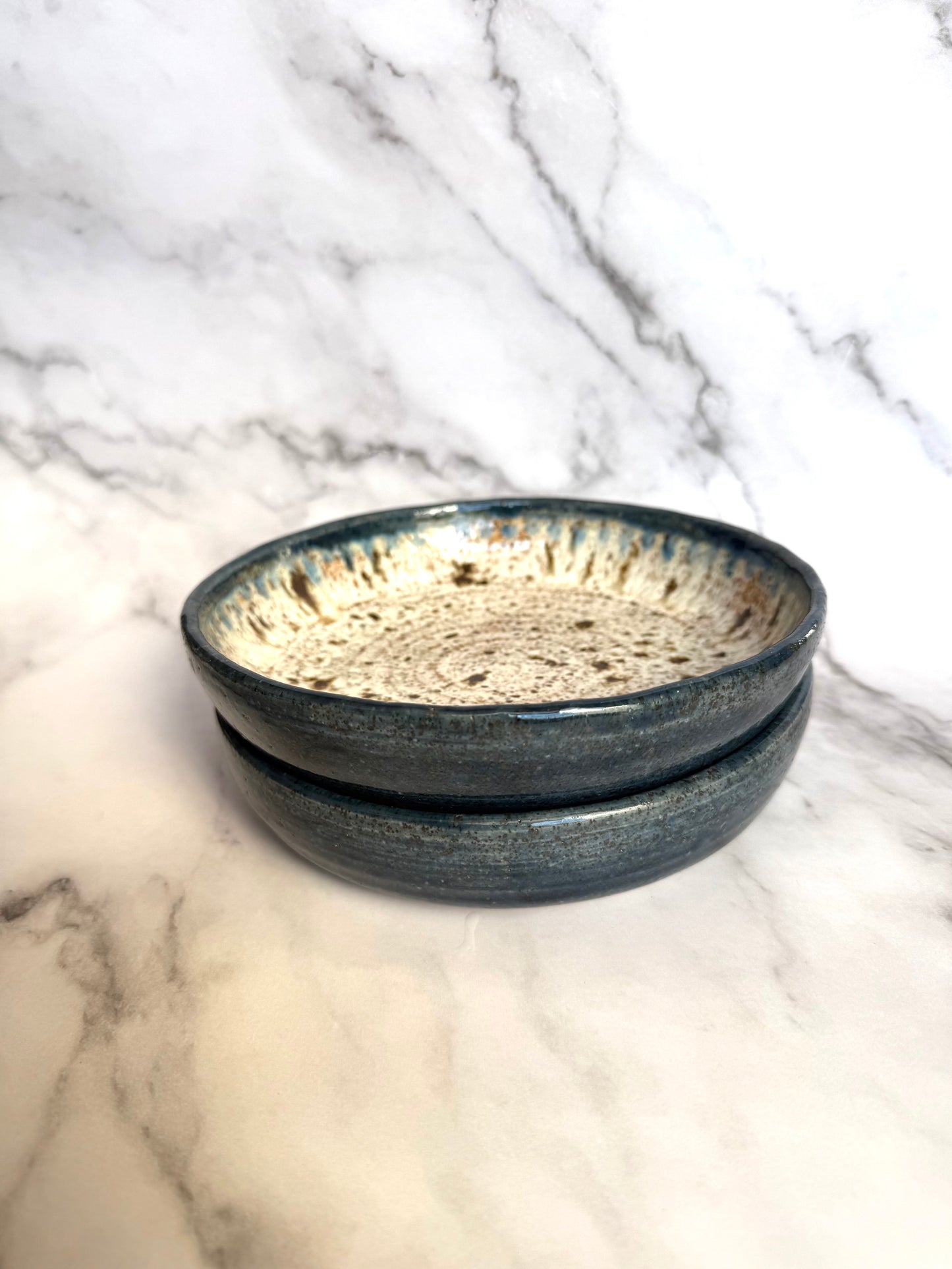 Deep Blue Blates (set of 2)