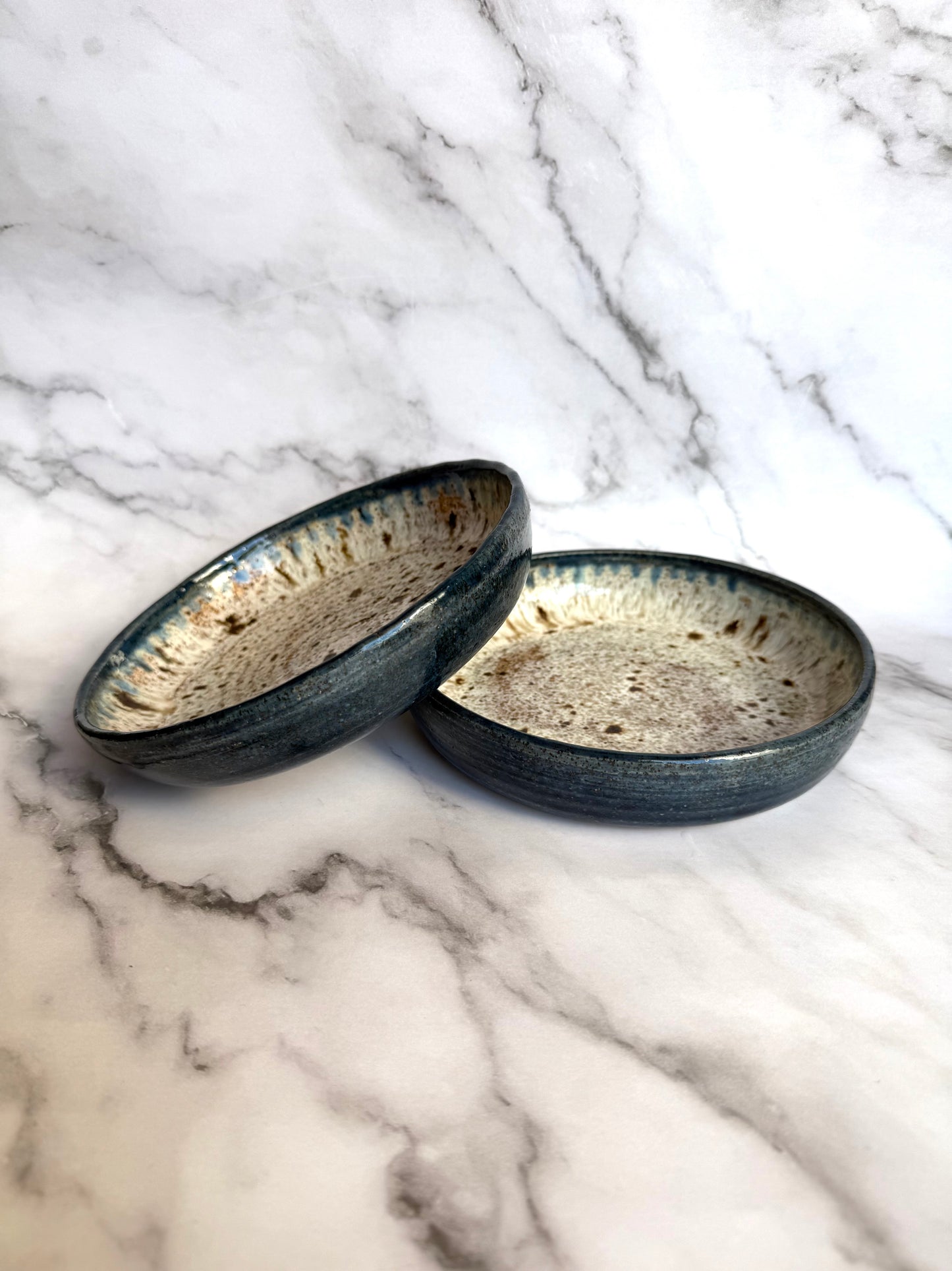 Deep Blue Blates (set of 2)