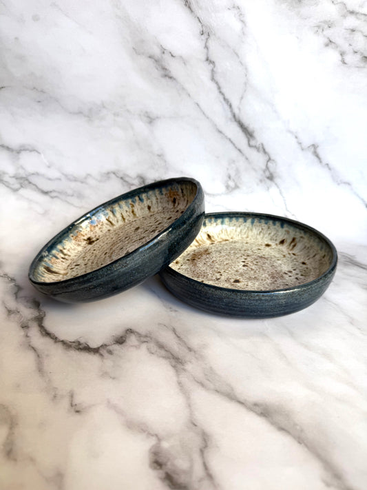 Deep Blue Blates (set of 2)