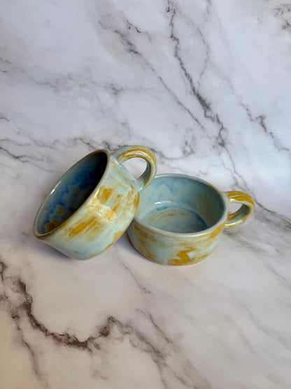 Blue and Yellow Soup Bowls (Set) (Copy)