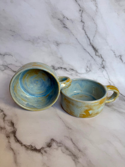Blue and Yellow Soup Bowls (Set) (Copy)