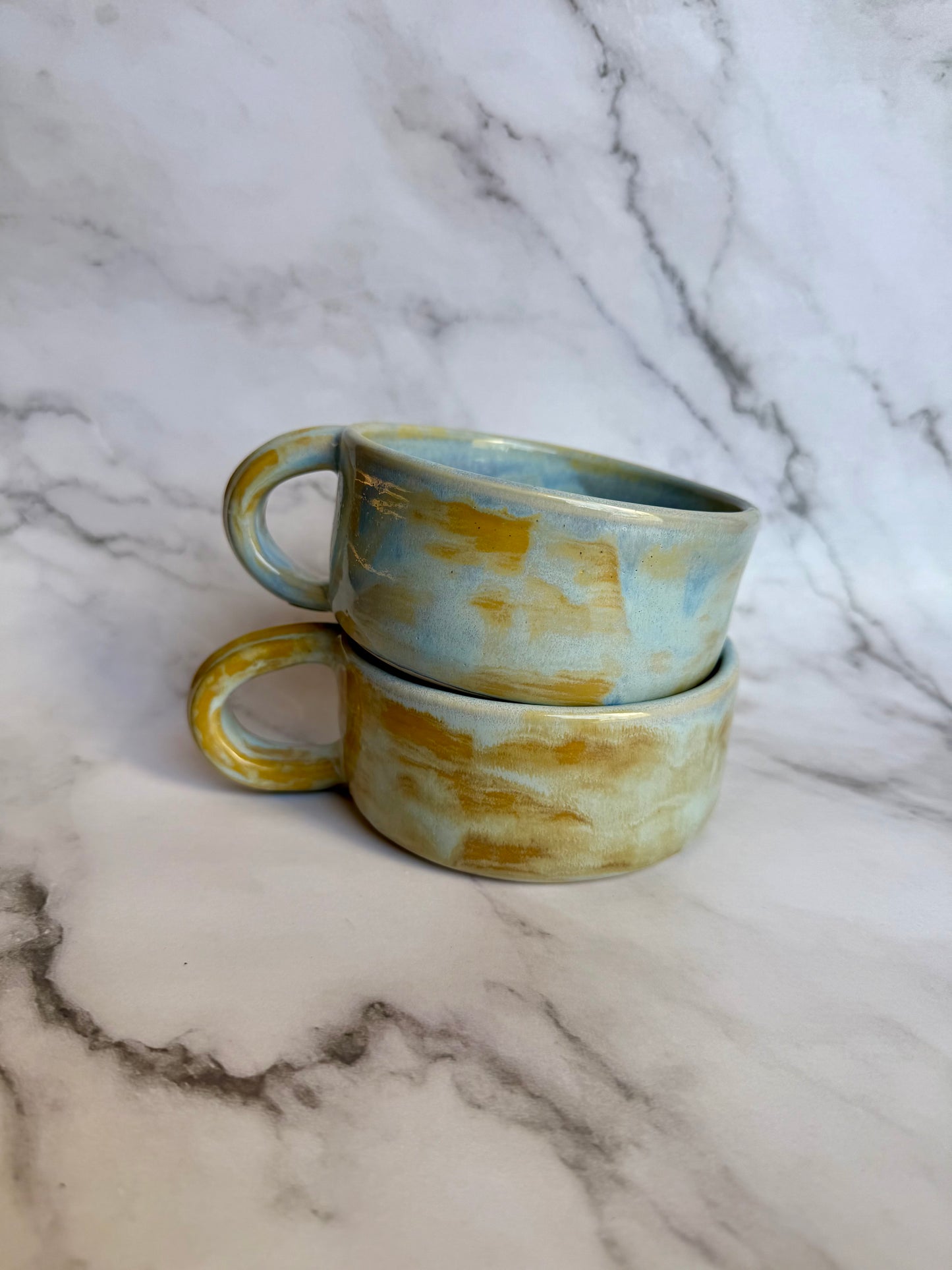 Blue and Yellow Soup Bowls (Set) (Copy)
