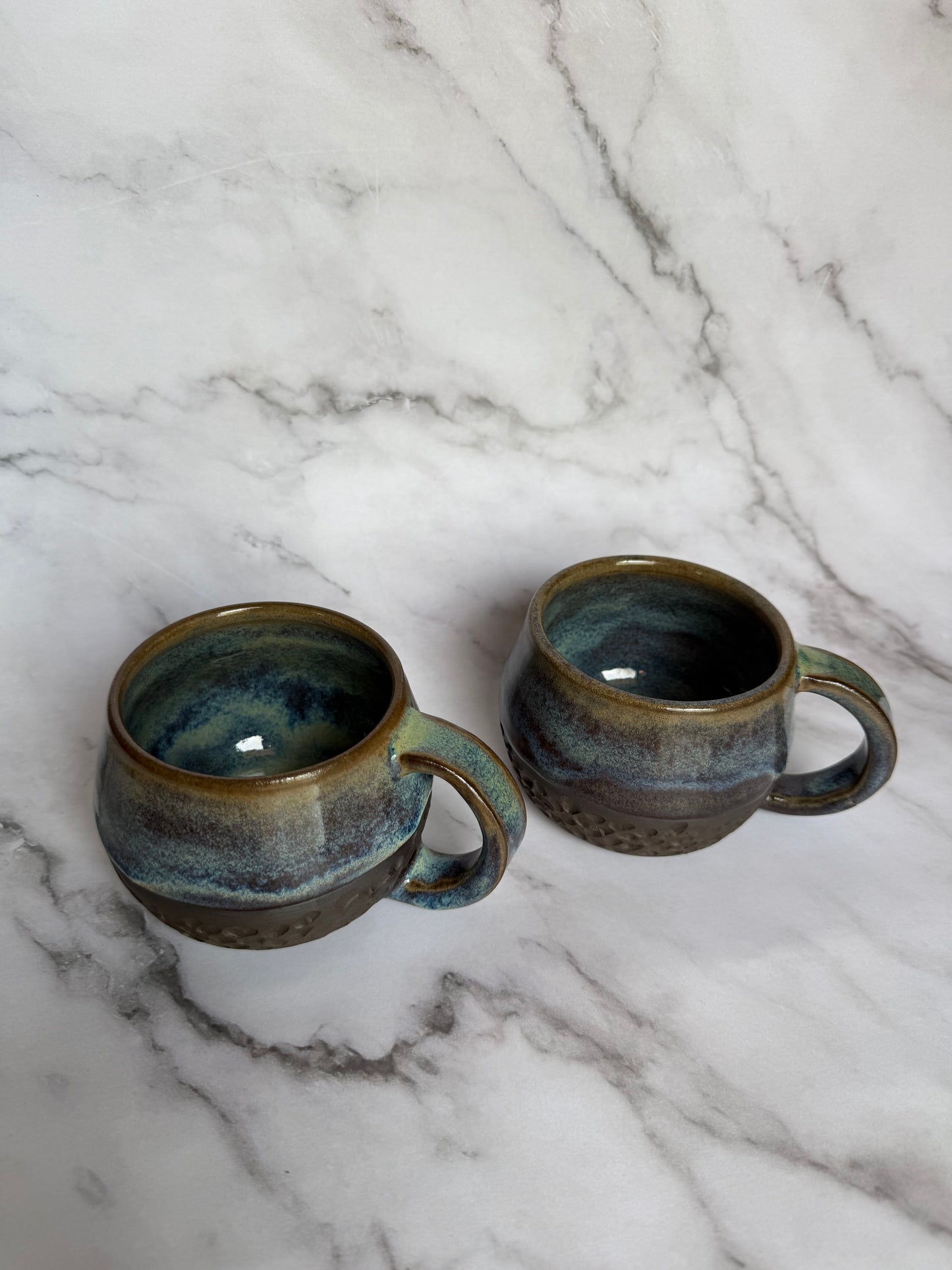 Mystic Blue Mugs (Set of 2)