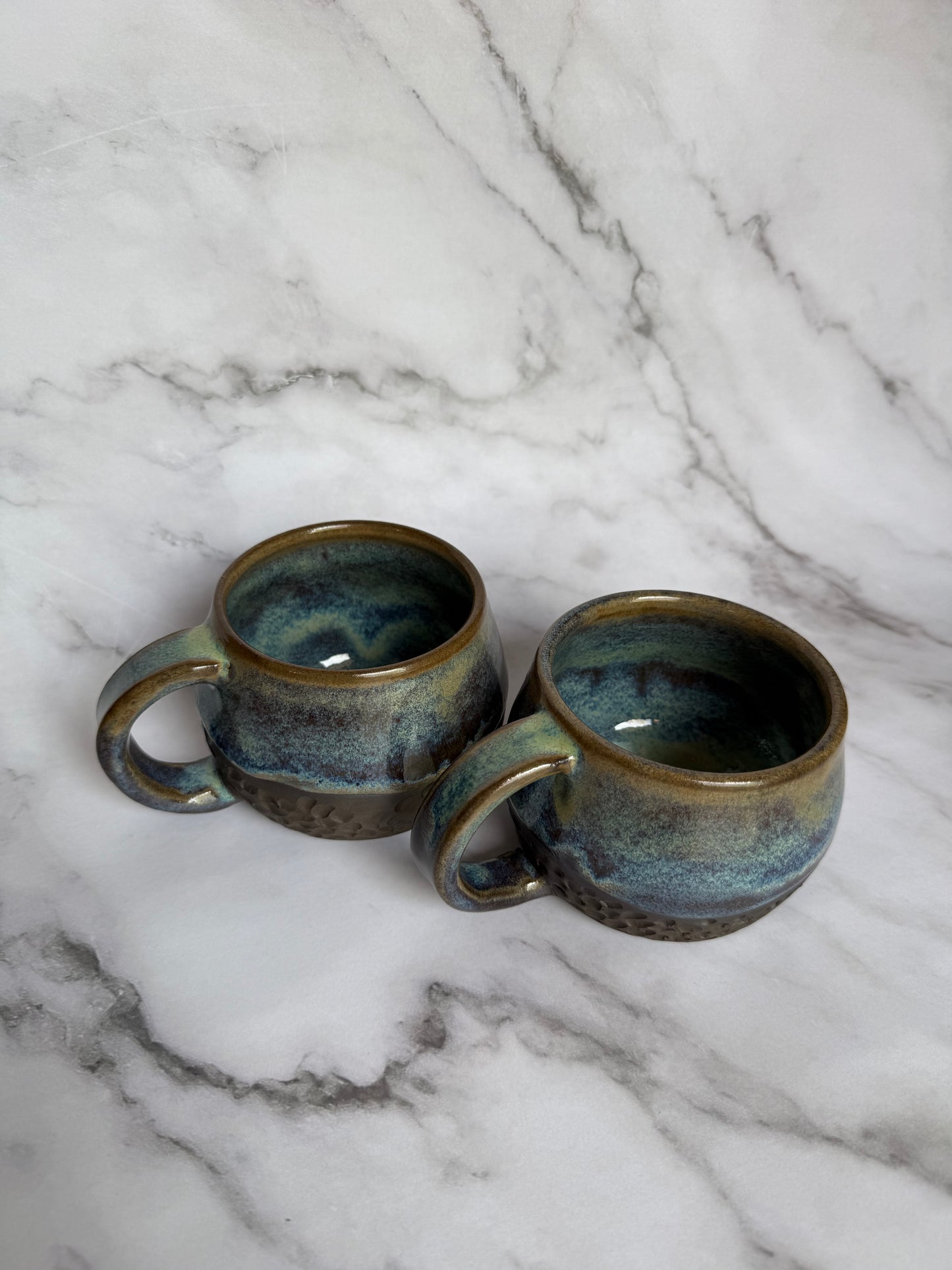 Mystic Blue Mugs (Set of 2)