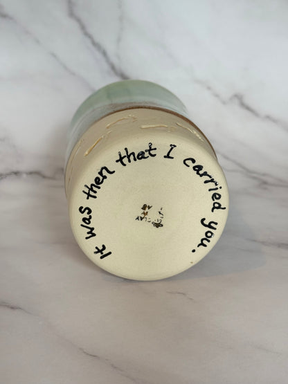 Footprints tumbler