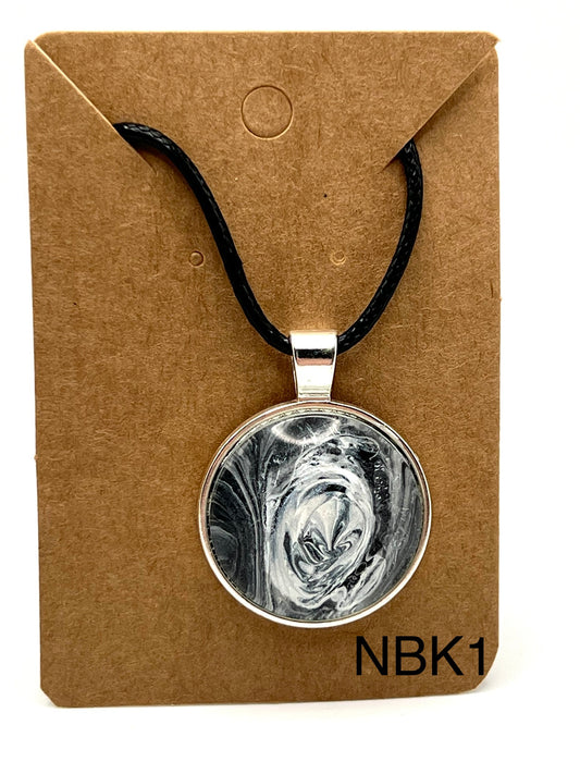 Black and White Pendant