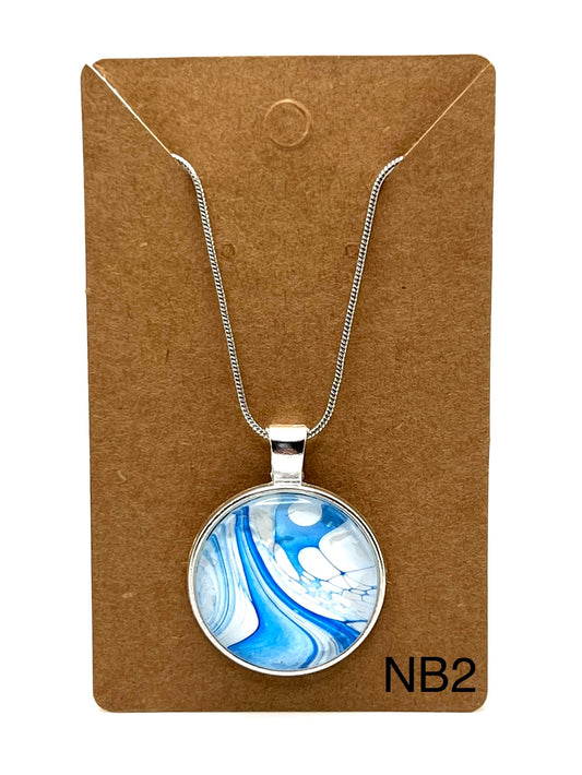 Bright Blue River Pendant