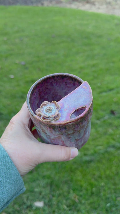 Short Pink Blossom Tumbler